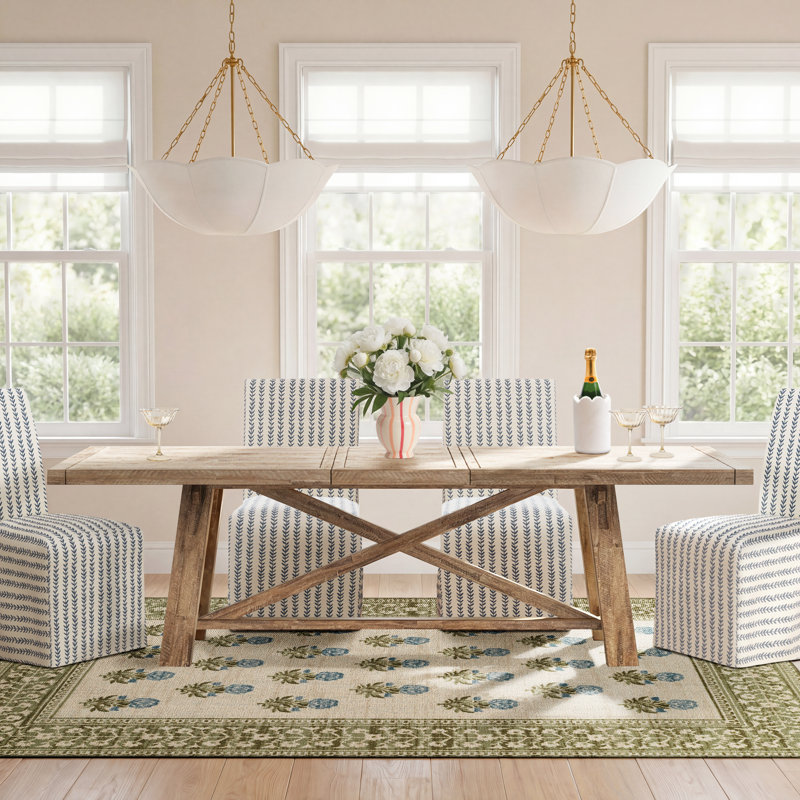 BIANCA　センターテーブル　BR/WAL/WH Birch Lane™ Bianca Extendable Dining Table & Reviews | Birch Lane